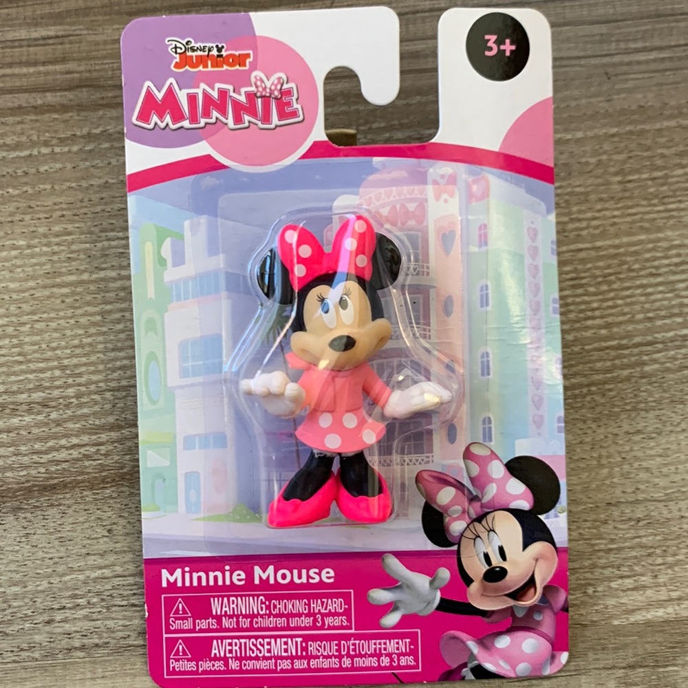 Minnie Mouse Disney Junior Mini Figure 2.75-inches Toy Cake Topper New